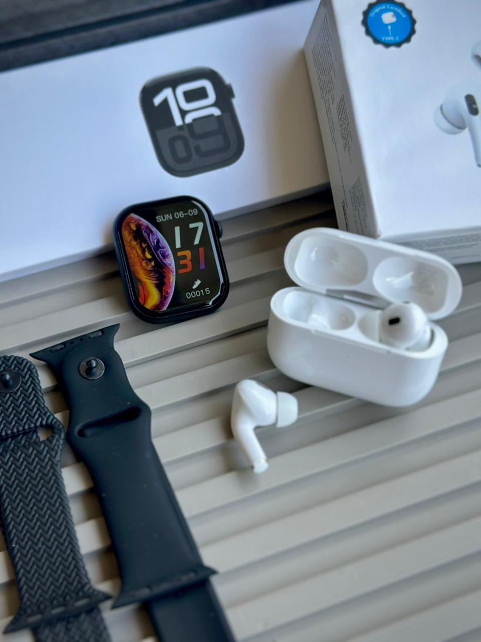 SMART WATCH AND AIRPOD PRO 2 COMBO