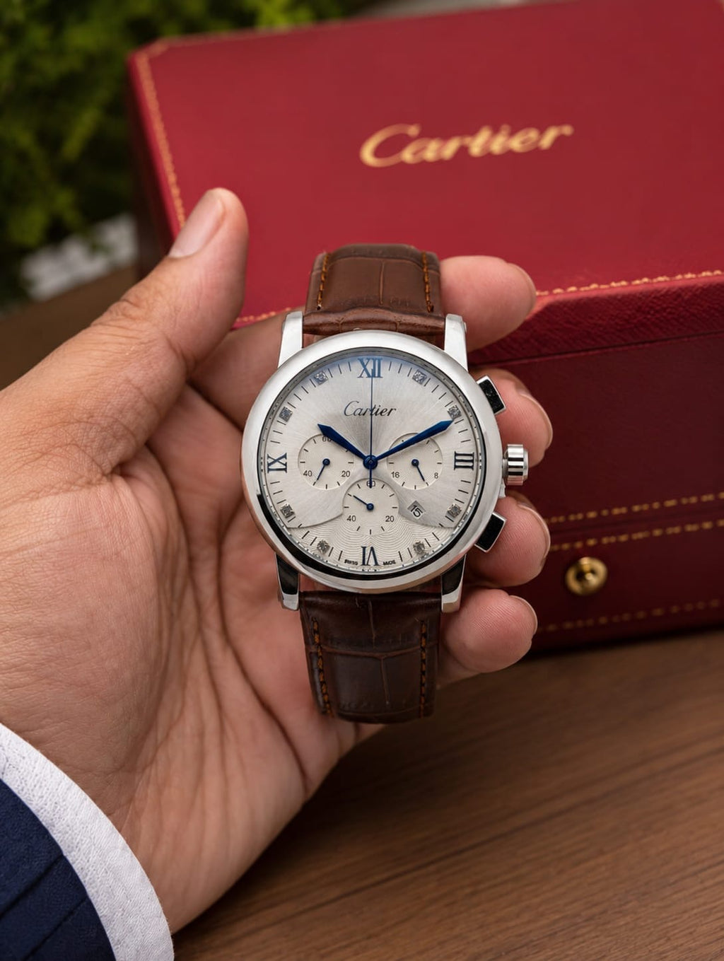 CARTIER MENS CRONOGRAPH WATCH