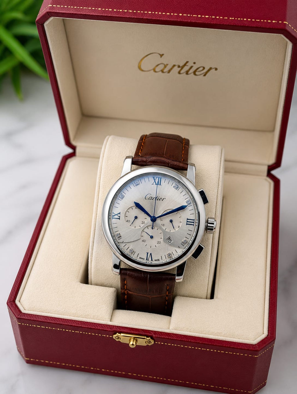CARTIER MENS CRONOGRAPH WATCH