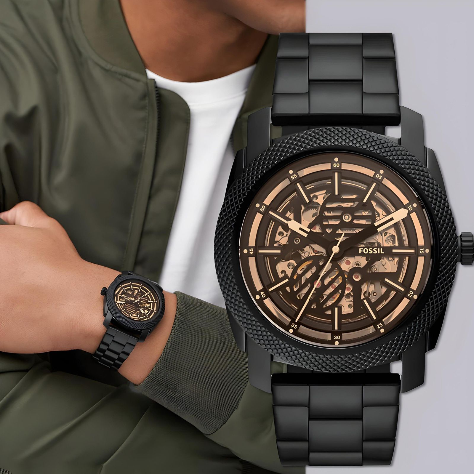FOSSIL FULL AUTOMATIC SKELETON EDITION