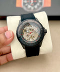 SEIKO WATCH AUTOMATIC ANTI ALLERGIC SILICONE BELT
