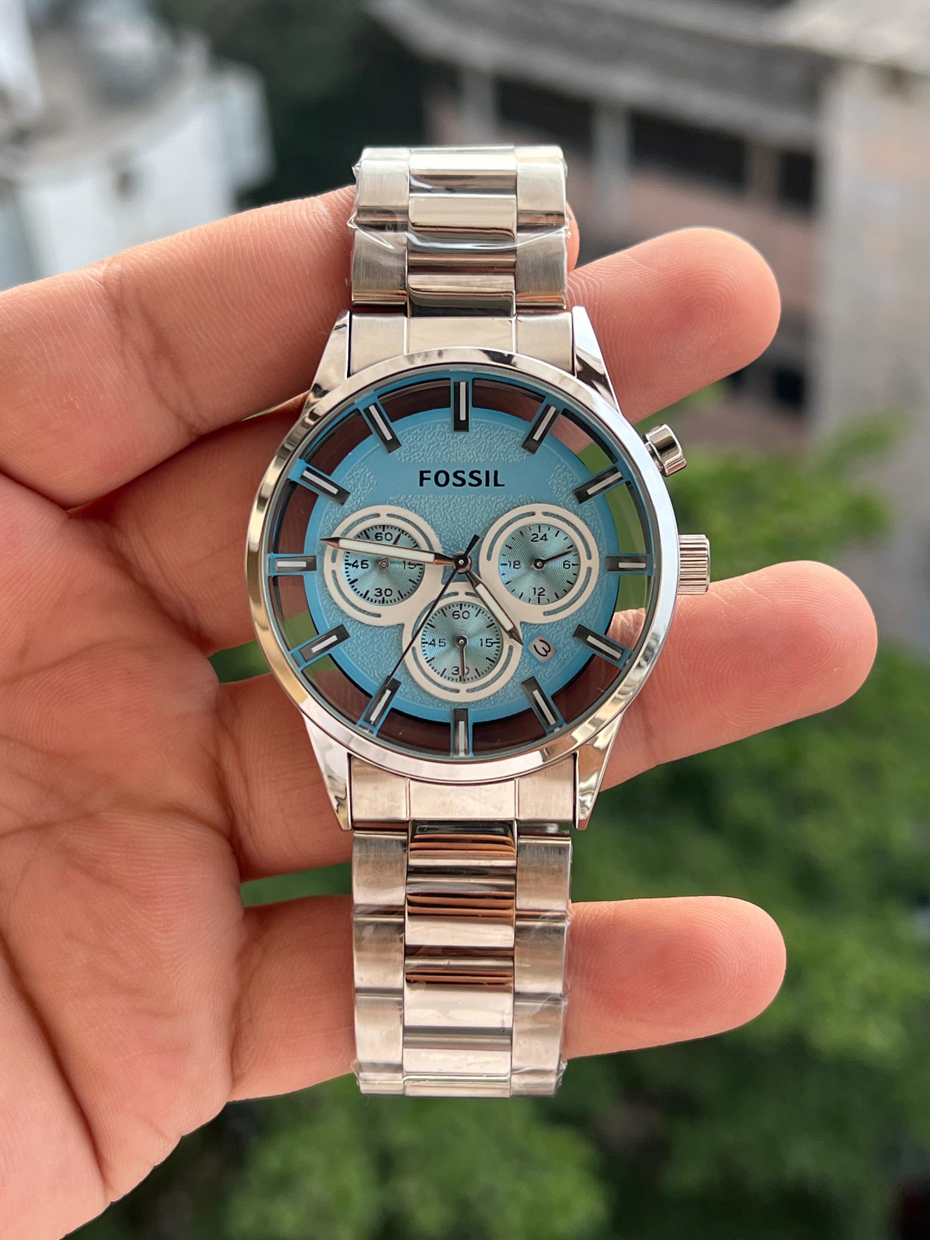 FOSSIL ALL CHRONO WORKING ⌚ PREMIUM EDITION