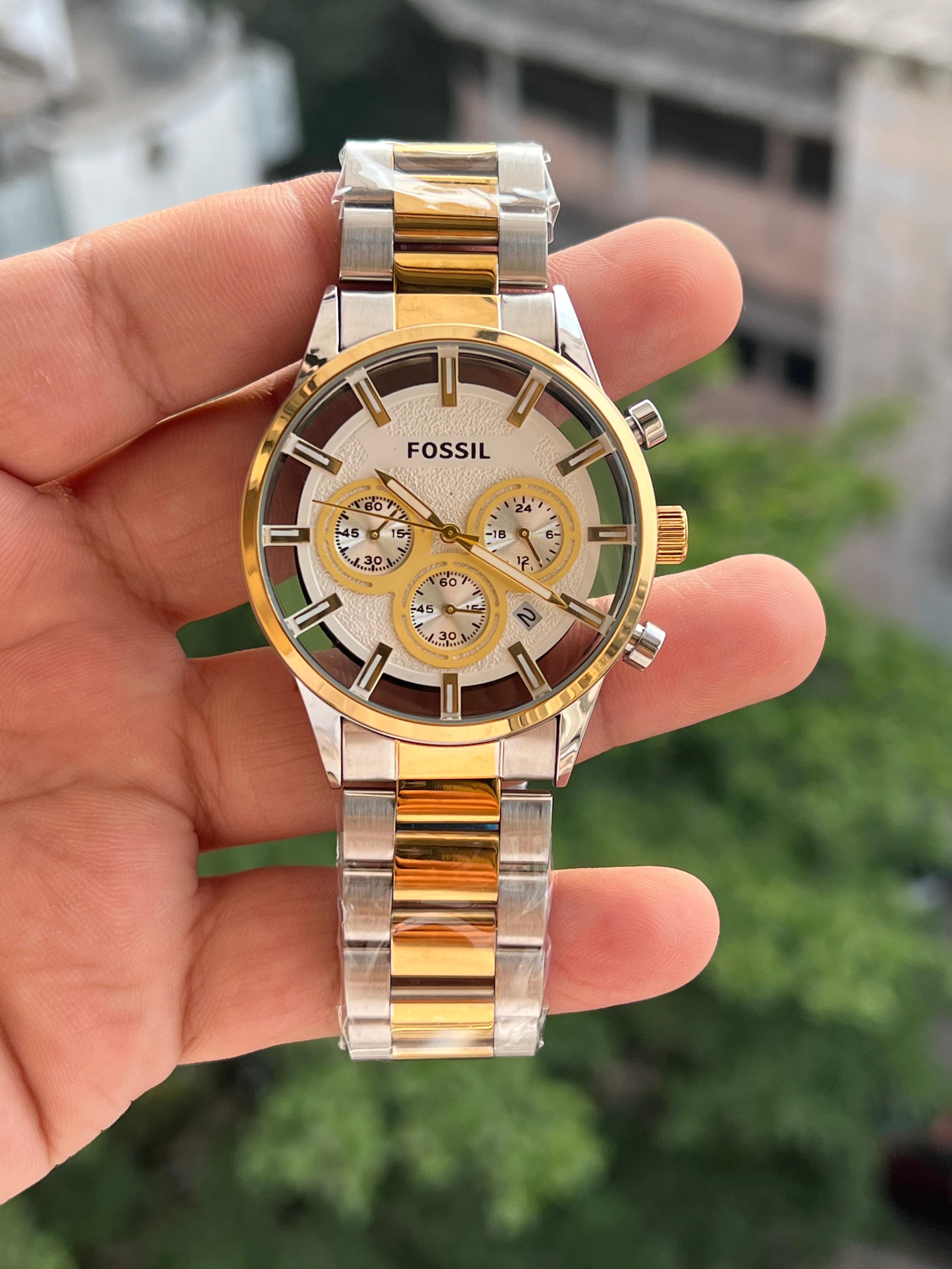 FOSSIL ALL CHRONO WORKING ⌚ PREMIUM EDITION