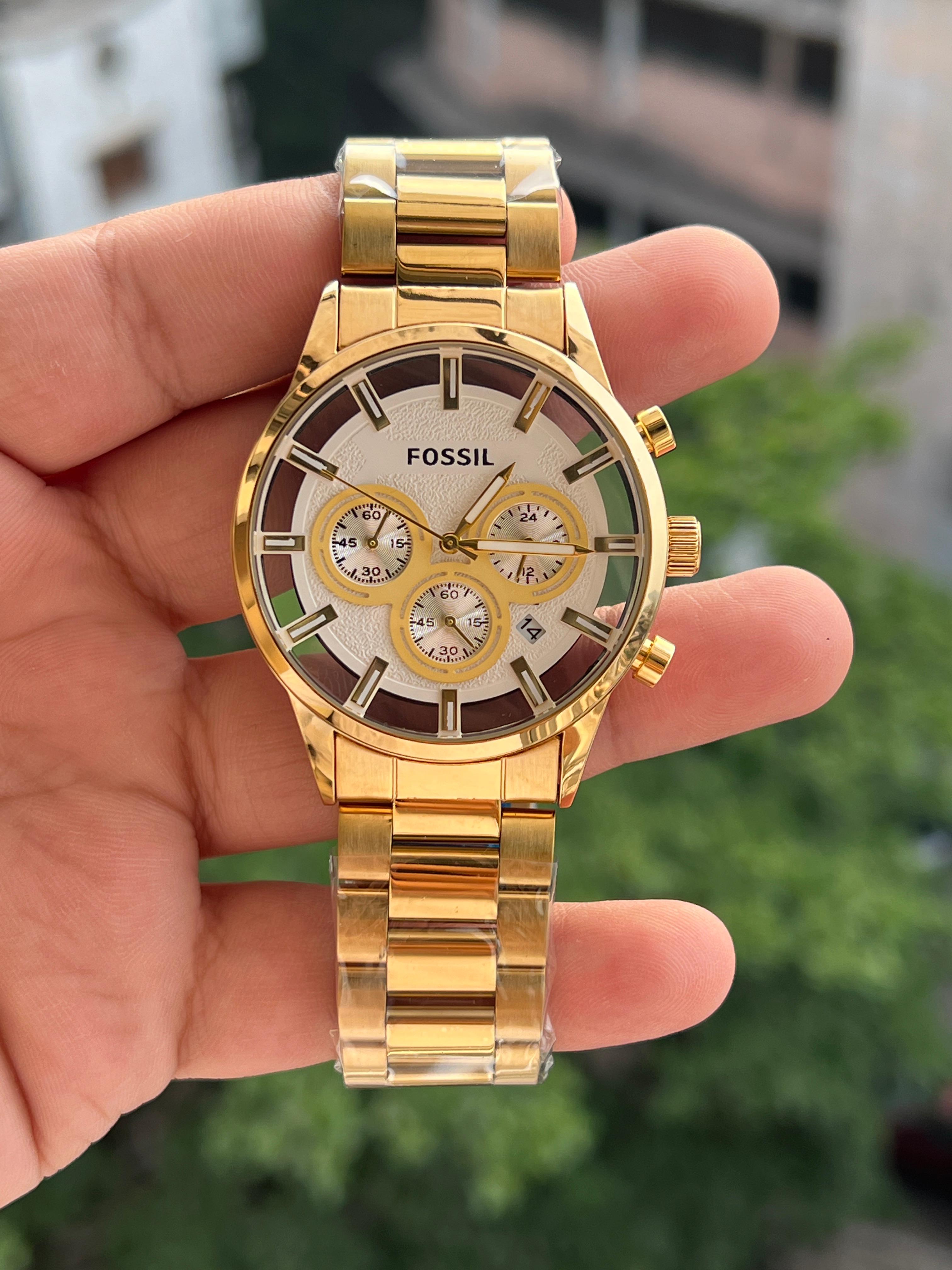 FOSSIL ALL CHRONO WORKING ⌚ PREMIUM EDITION