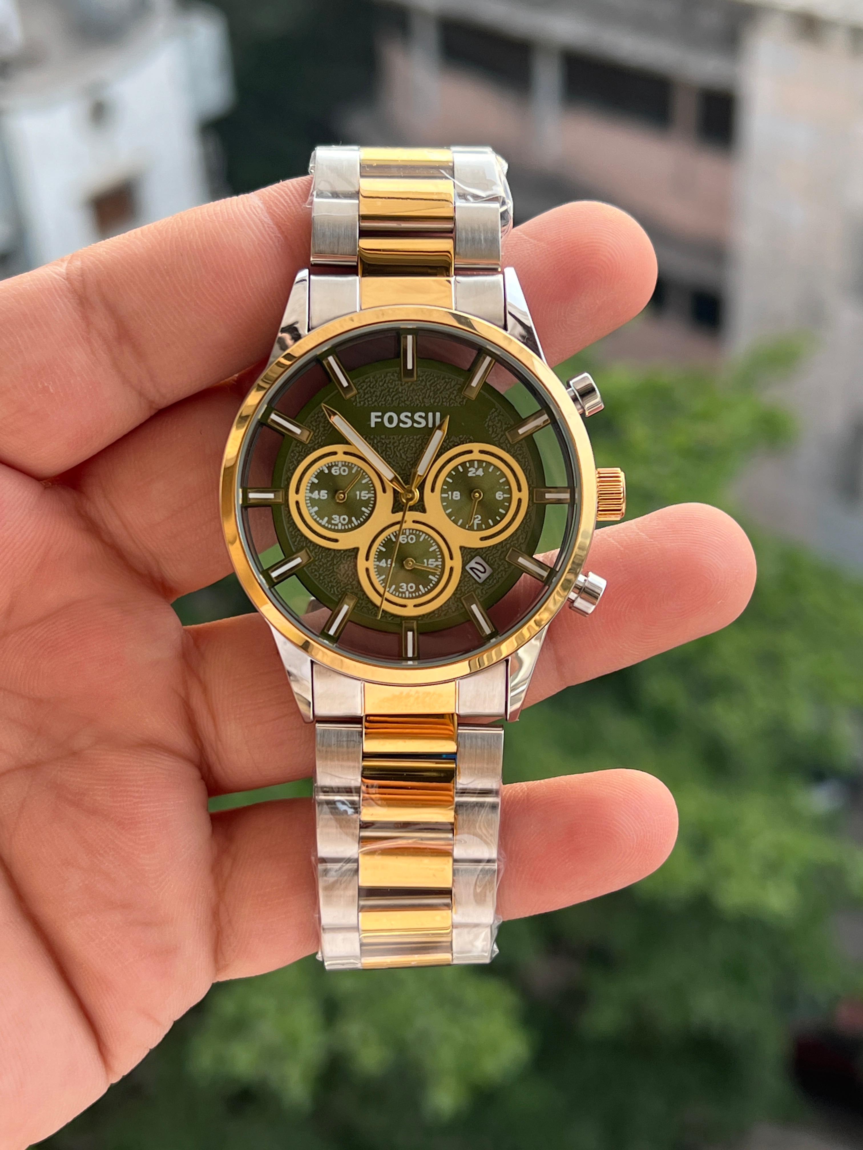 FOSSIL ALL CHRONO WORKING ⌚ PREMIUM EDITION