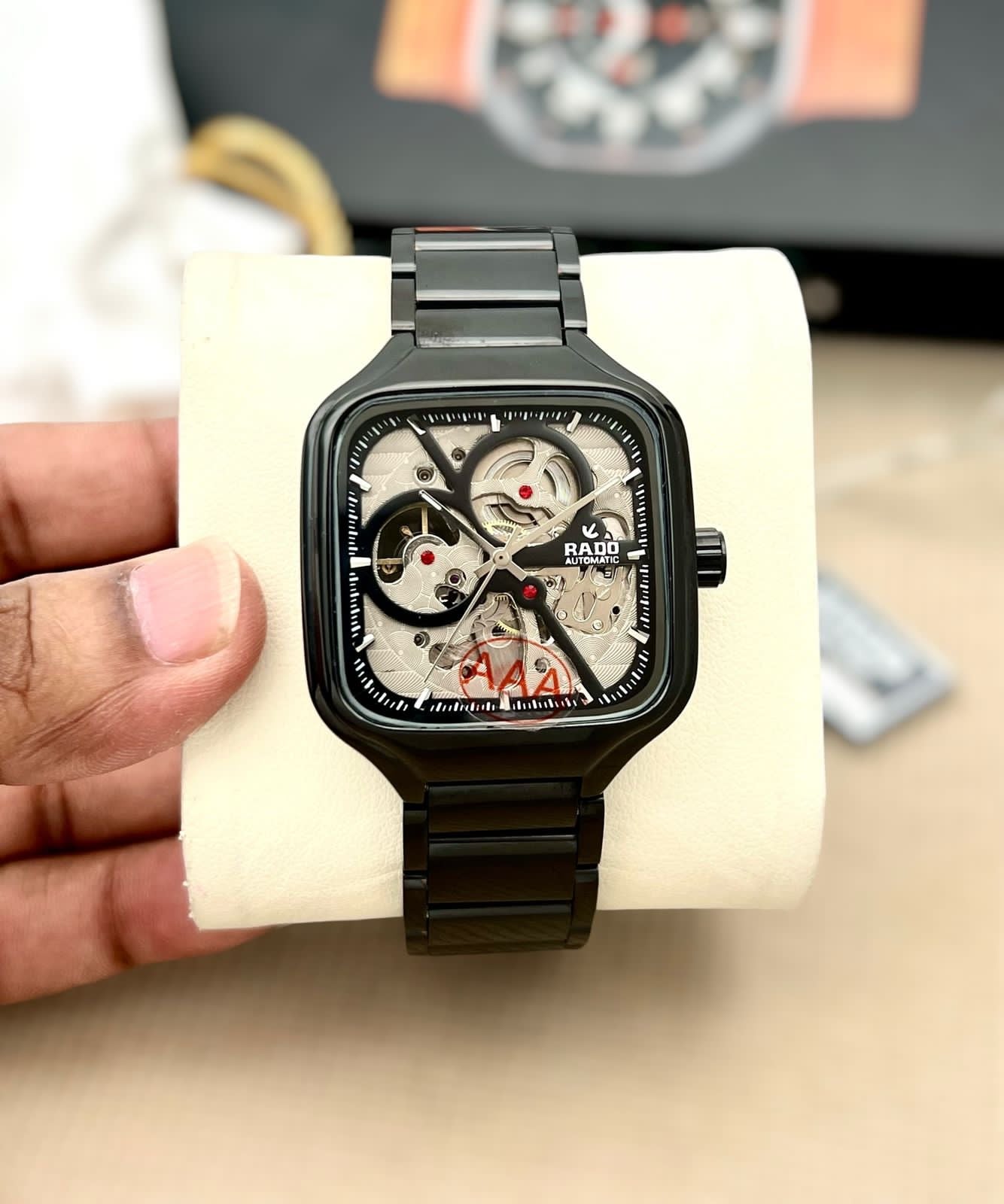 RADO AUTOMATIC SKELETON-BLACK METAL EDITION